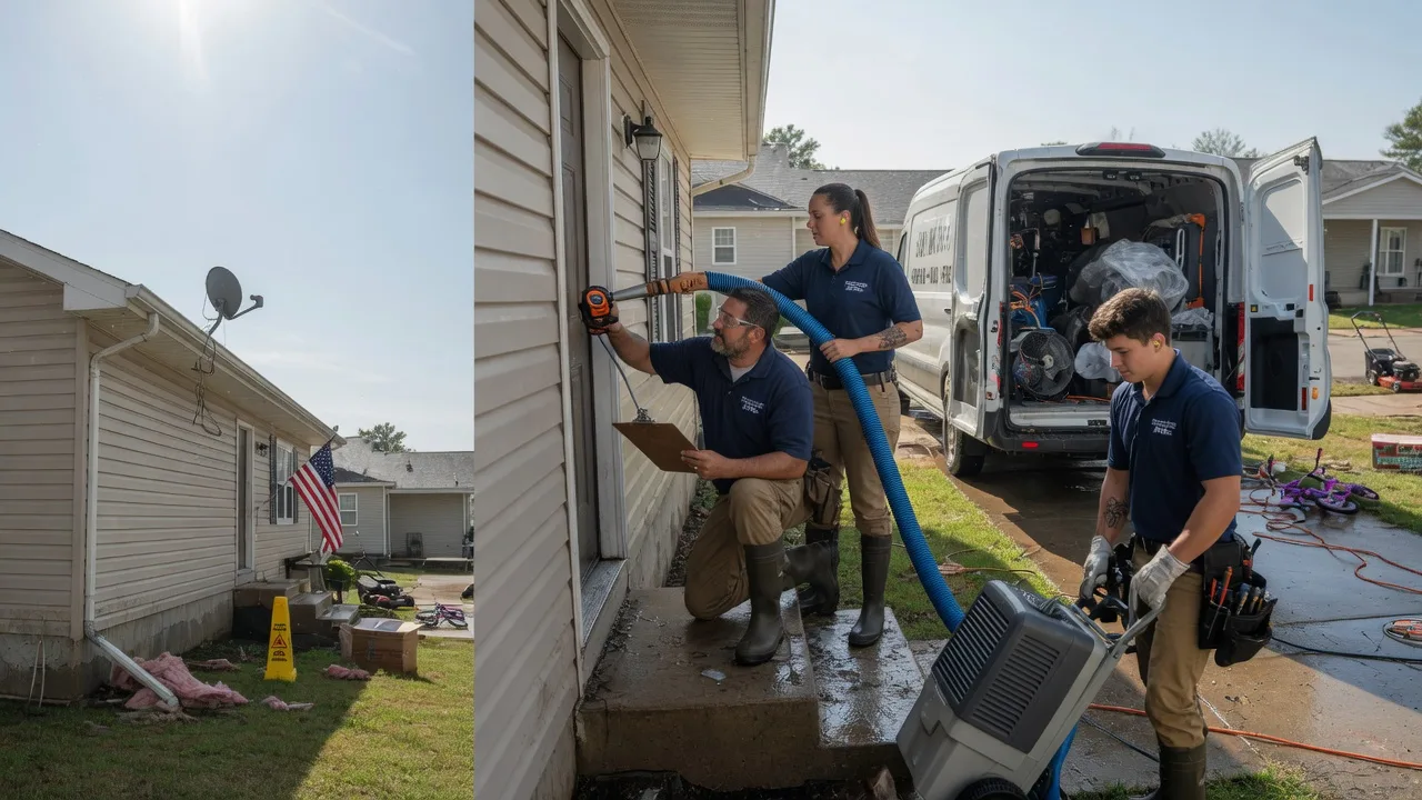 Ceiling Water Damage Restoration in Coldwater, MS near me